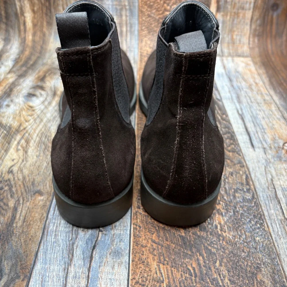 To Boot New York Adam Derrick Mens Brown Suede Chelsea Boots Size 10.5
